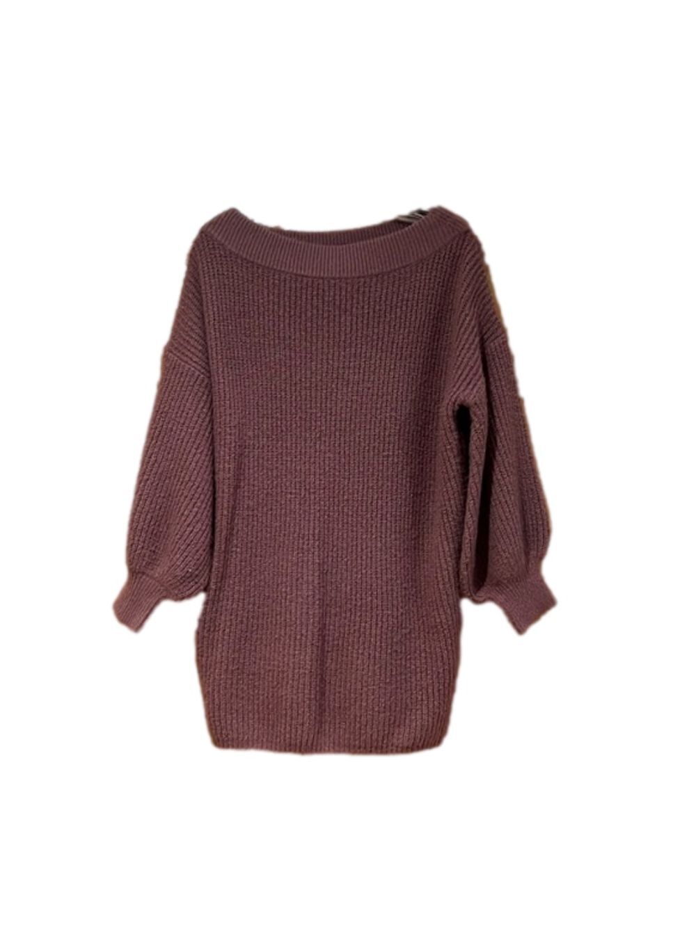 Express Sweater Dress Oversized Balloon Sleeve Small